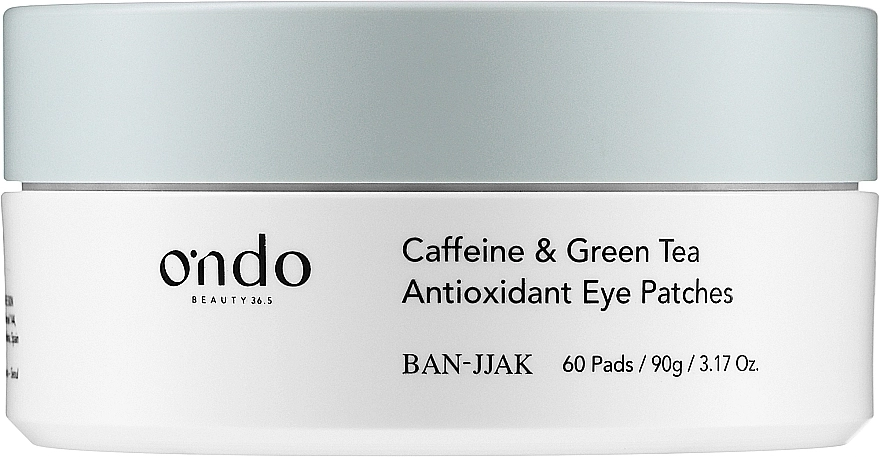Ondo Beauty 36.5 Антиоксидантні патчі для очей з кофеїном і зеленим чаєм Caffeine & Green Tea Antioxidant Eye Patches - фото N1