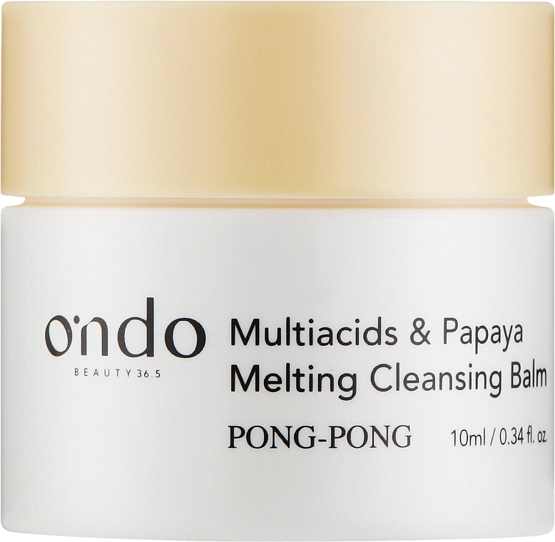 Ondo Beauty 36.5 Multiacids & Papaya Melting Cleansing Balm (мини) Бальзам для снятия макияжа - фото N1