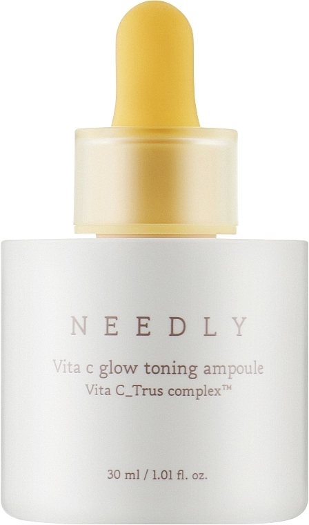Тонізувальна сироватка з вітаміном С для сяйва шкіри - NEEDLY Vita C Glow Toning Ampoule, 30 мл - фото N1