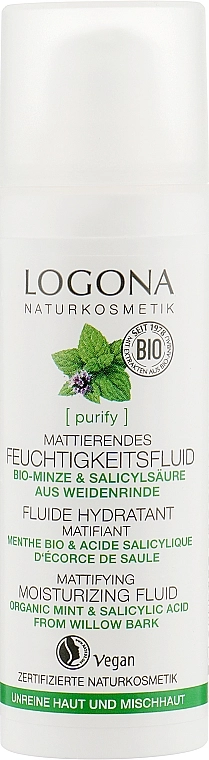 Logona Крем-флюїд матувальний Bio Fluid Cream - фото N1