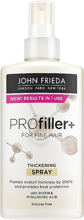 John Frieda Спрей для ущільнення волосся PROfiller+ Thickening Spray - фото N1
