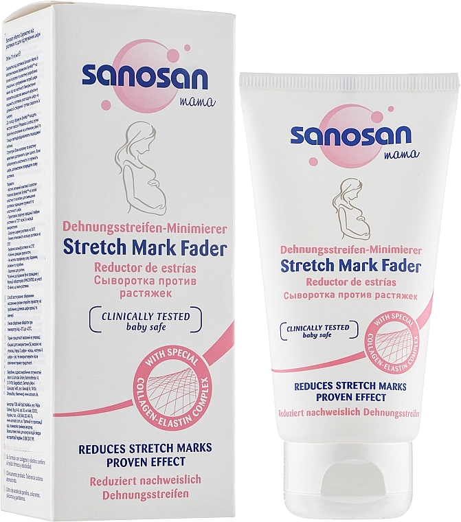 Sanosan Сироватка від розтяжок і для підтягування шкіри Mama Stretch Mark Fader - фото N2