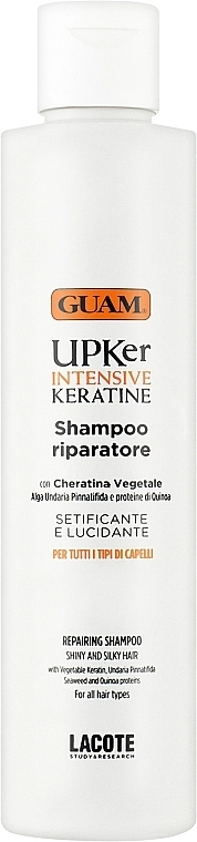 Guam Відновлювальний шампунь для волосся з кератином UPKer Intensive Keratine Shampoo - фото N1