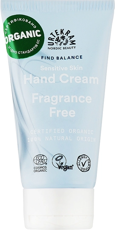Urtekram Крем для рук Organic Fragrance Free Hand Cream - фото N1