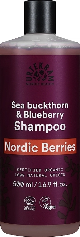 Urtekram Шампунь "Скандинавські ягоди" Nordic Berries Hair Shampoo - фото N3
