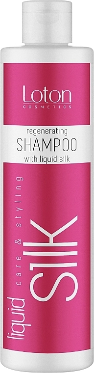 Loton Відновлювальний шампунь з рідким шовком Shampoo With Liquid Silk - фото N1