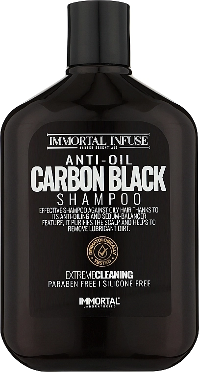 Immortal Шампунь для жирного волосся Infuse Anti-Oil Carbon Black Shampoo - фото N1
