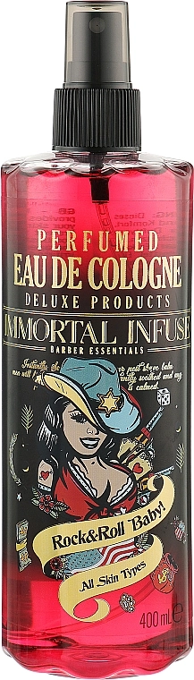 Immortal Одеколон-спрей после бритья Infuse Rock & Roll Baby Eau De Cologne - фото N1