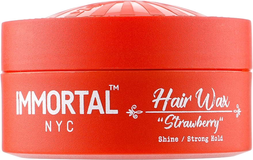 Immortal Воск для волос "Клубника" NYC Hair Wax "Strawberry" - фото N1
