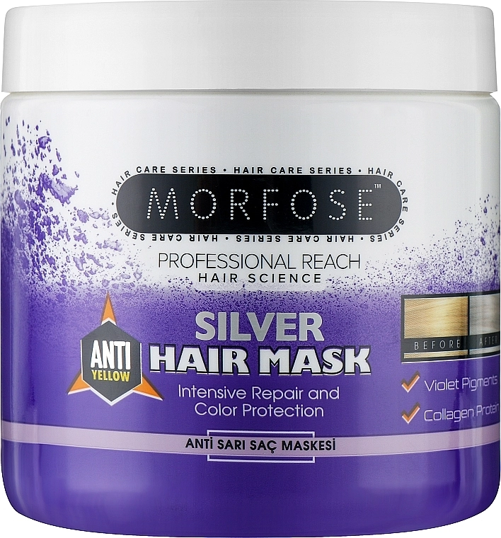 Morfose Маска антижовта для волосся Silver Hair Mask - фото N1