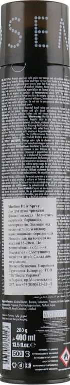 Morfose Лак для волосся Hair Spray Extra Strong - фото N2