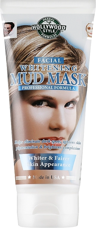 Hollywood Style Отбеливающая грязевая маска для лица Whitening Mud Mask - фото N1