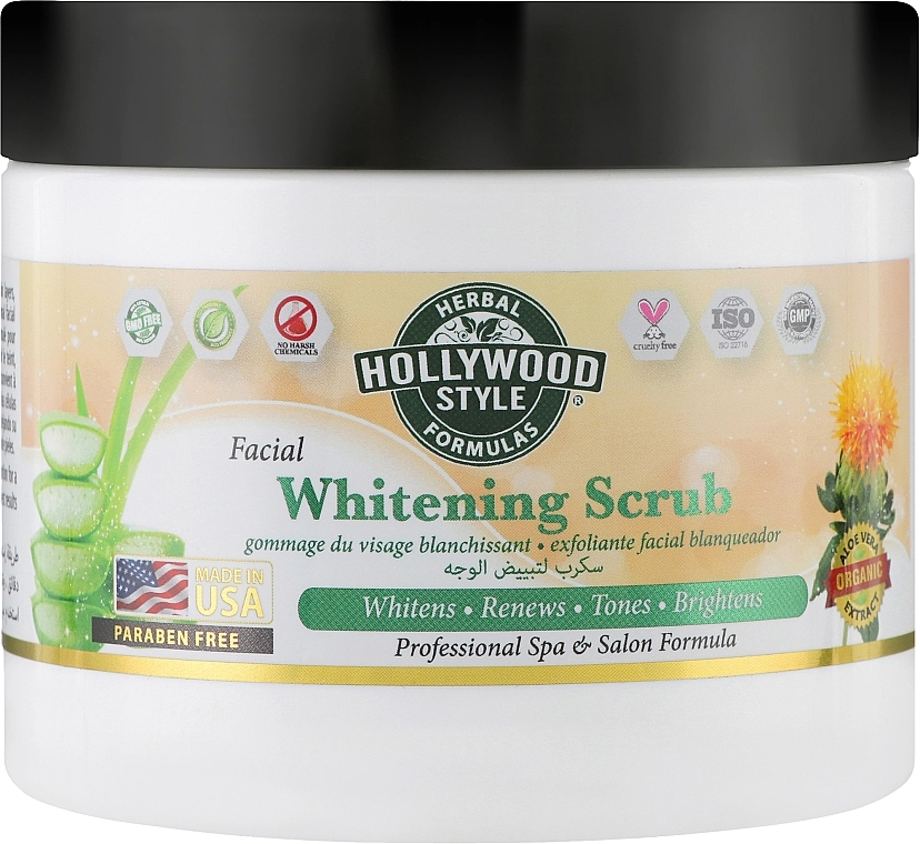 Hollywood Style Отбеливающий скраб для лица Whitening Scrub - фото N1