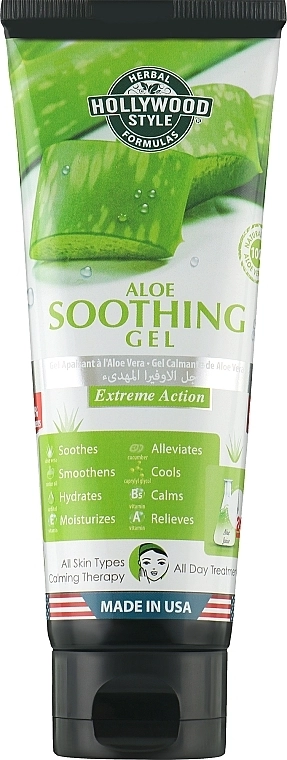 Hollywood Style Заспокійливий гель для обличчя з алое вера Aloe Soothing Gel - фото N1