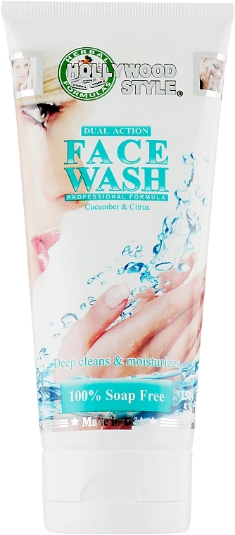 Hollywood Style Гель для умывания лица, двойного действия Dual Action Face Wash - фото N1