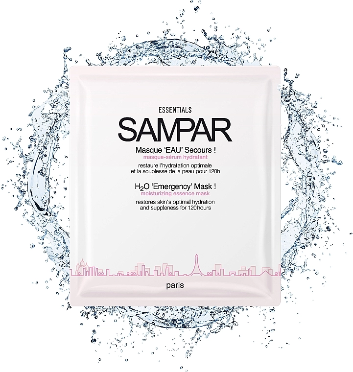 Sampar Маска зволожувальна для обличчя H2O 'Emergency' Mask - фото N5