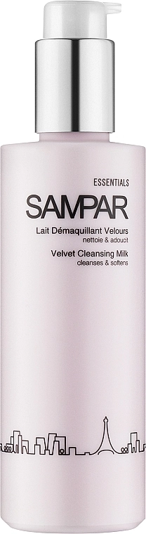 Молочко для зняття макіяжу - Sampar Velvet Cleansing Milk, 200 мл - фото N1