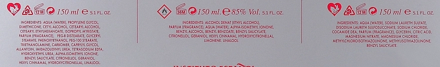 Instituto Espanol Aire de Sevilla Набор (b/scr 150ml + edt 150ml + b/cr 150ml) - фото N3