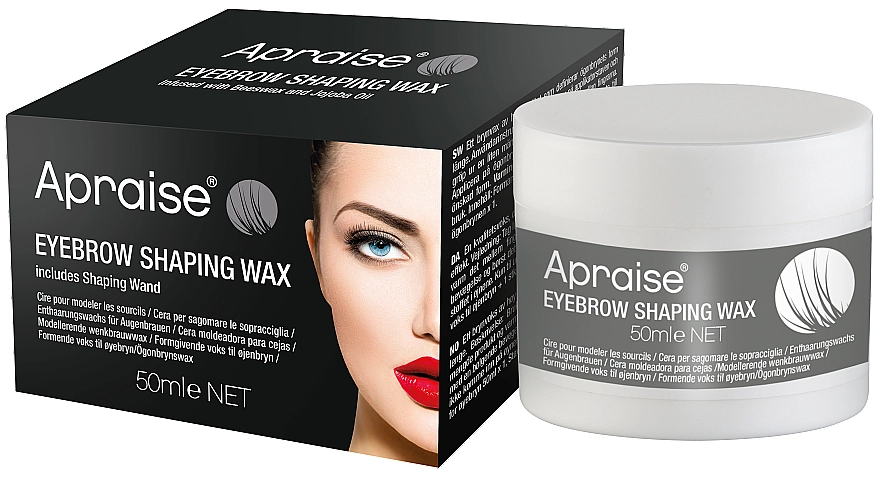 Apraise Eyebrow Shaping Wax Прозорий віск для укладання брів - фото N1