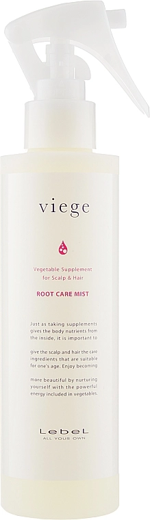 Lebel Спрей для зміцнення коренів волосся Viege Root Care Mist - фото N1