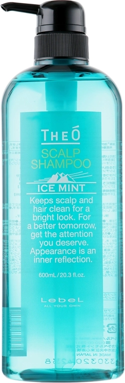 Lebel Шампунь Theo Scalp Shampoo Ice Mint - фото N1