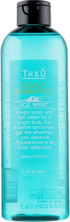 Lebel Шампунь для волос «Холодная мята» TheO Scalp Shampoo Ice Mint - фото N2