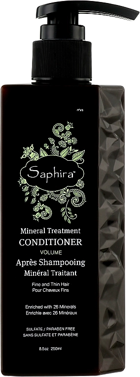 Saphira Кондиционер для придания объема волосам Volume Mineral Treatment Conditioner - фото N3