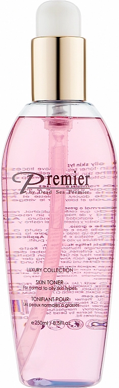 Premier Розкішний тонік для жирної шкіри Dead Sea Skin Toner Oily Skin - фото N1