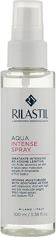 Rilastil Інтенсивний зволожувальний спрей для обличчя Aqua Intense Spray - фото N1