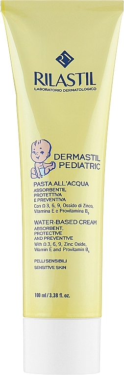 Rilastil Захисний крем на водній основі для зони підгузків Dermastil Pediatric Water-Based Cream - фото N1