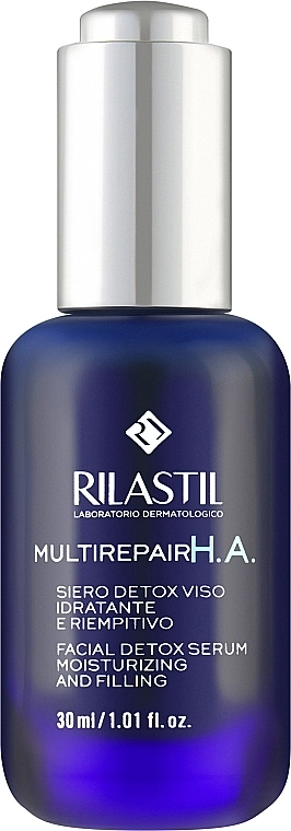 Rilastil Відновлювальна сироватка для обличчя Multirepair H.A. Repairing Detox Serum - фото N1