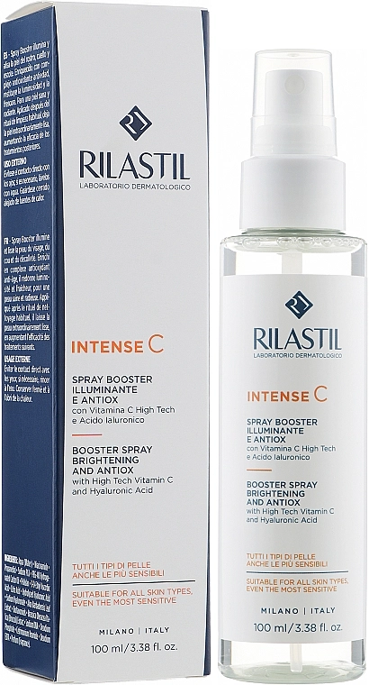 Rilastil Антиоксидантний освітлювальний спрей-бустер з вітаміном С Intense C Booster Spray - фото N2