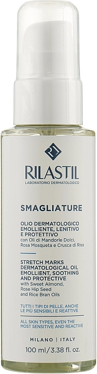 Rilastil Дерматологическое смягчающее и успокаивающее масло Stretch Marks Dermatological Oil - фото N1