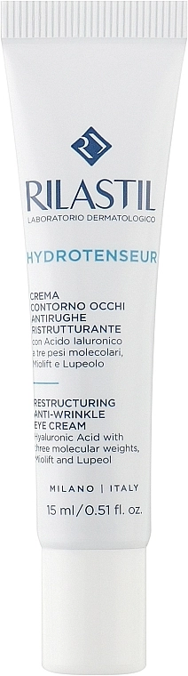 Rilastil Відновлювальний крем для контуру очей проти зморщок Hydrotenseur Restructuring Anti-wrinkle Eye Cream - фото N1