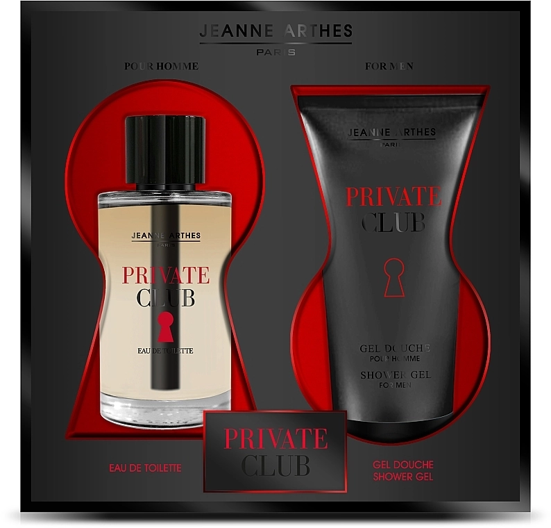 Jeanne Arthes Amore Mio Private Club Набор (edt/100ml + sh/gel/150ml) - фото N1