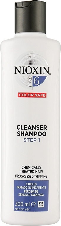 Nioxin Очищувальний шампунь Thinning Hair System 6 Cleanser Shampoo - фото N1