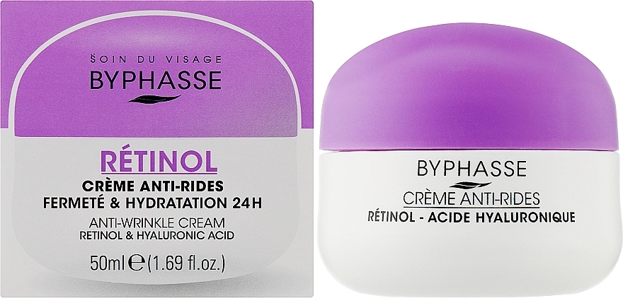 Byphasse Крем для обличчя з ретинолом Retinol Anti-Wrinkle Cream - фото N2