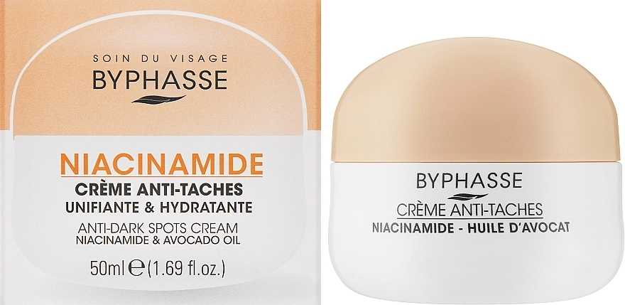 Byphasse Крем для обличчя від пігментних плям Niacinamide Unifying And Moisturizing Anti-Dark Spots Cream - фото N2