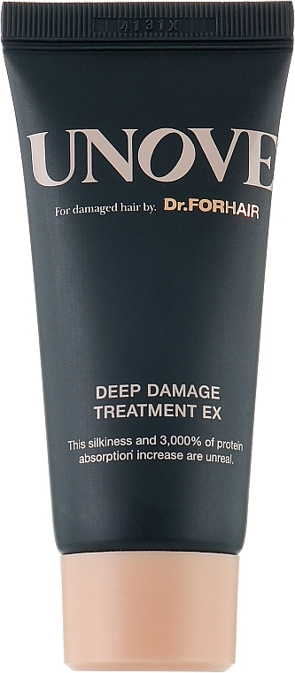 Dr. ForHair Протеїнова маска для пошкодженого волосся Unove Deep Damage Treatment EX (міні) - фото N1