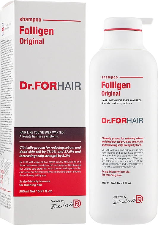 Dr. ForHair Укрепляющий шампунь против выпадения волос Folligen Original Shampoo - фото N6