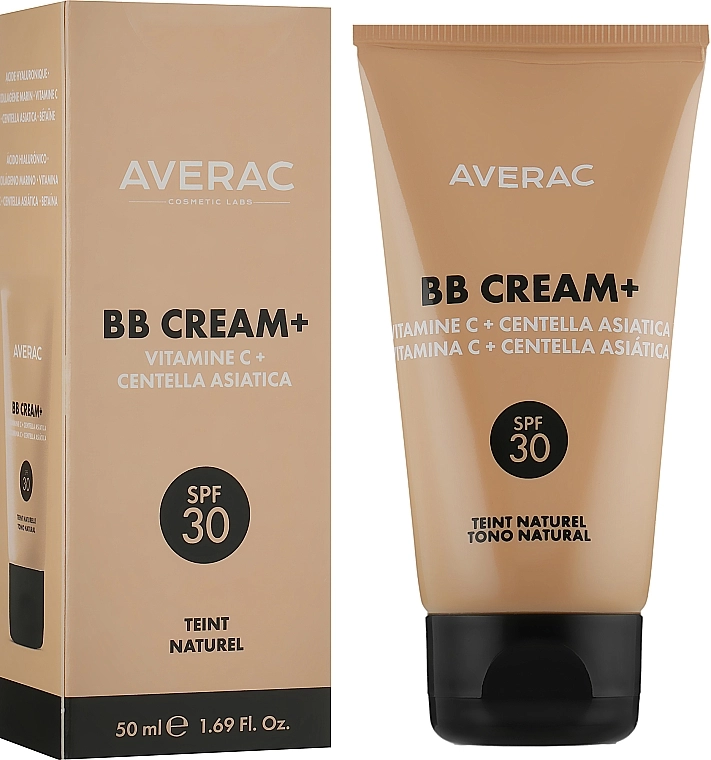 Averac Солнцезащитный ВВ-крем для лица SPF30 BB Cream+ SPF30 - фото N2