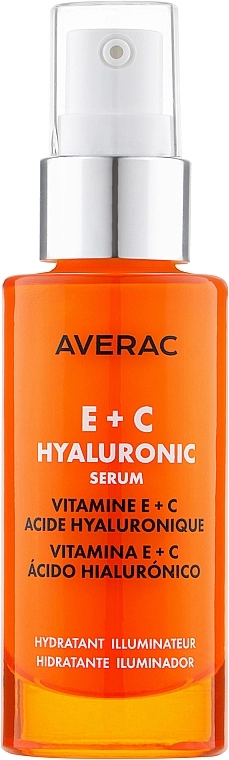 Averac Освіжальна гіалуронова сироватка з вітамінами Е + С Focus Hyaluronic Serum With Vitamins E + C - фото N2