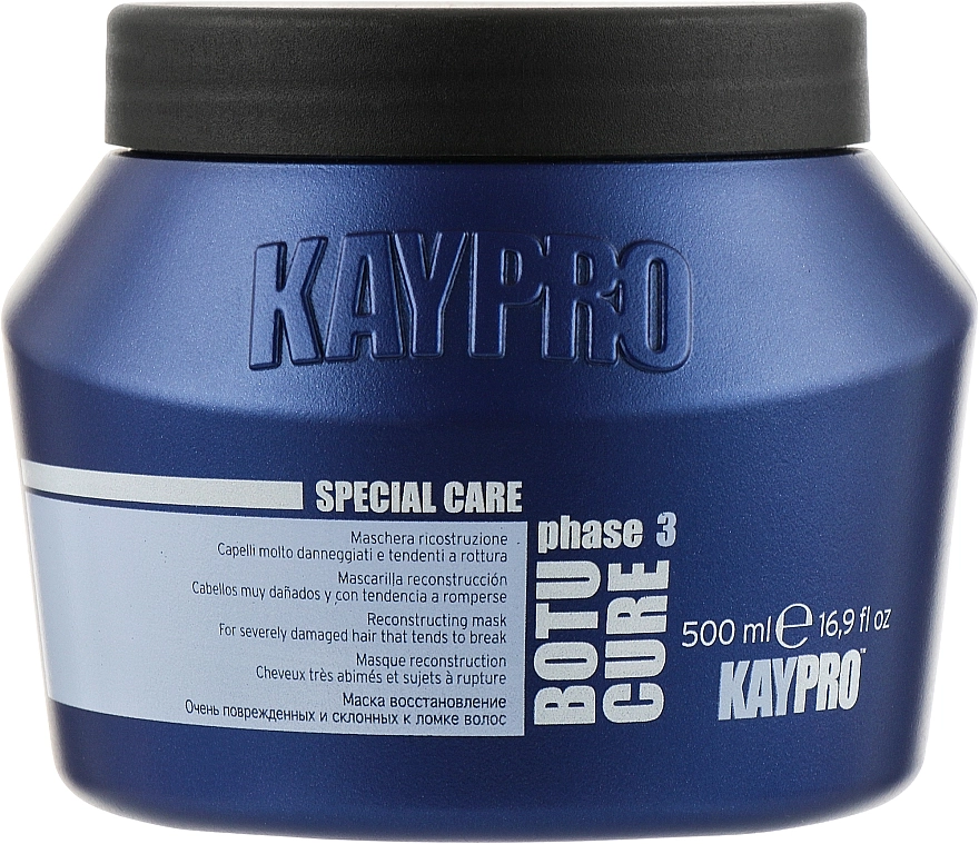 Відновлююча маска для дуже пошкодженого волосся - KayPro Special Care Botu-Cure Mask, 500 мл - фото N1