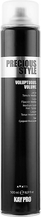 KayPro Спрей "Розкішний об'єм" середньої фіксації Precious Style Volume Medium Hold Hairspray - фото N1