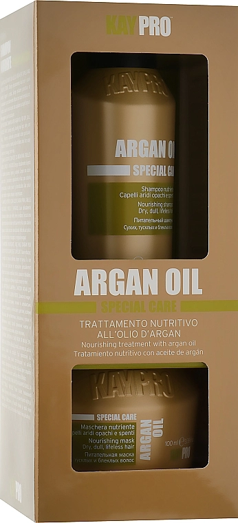 KayPro Набір Special Care Argan Oil (shmp/100ml + h/mask/100ml) - фото N1