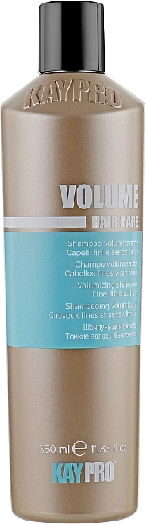 Шампунь для об'єму волосся - KayPro Volume Hair Care Shampoo, 350ml - фото N1
