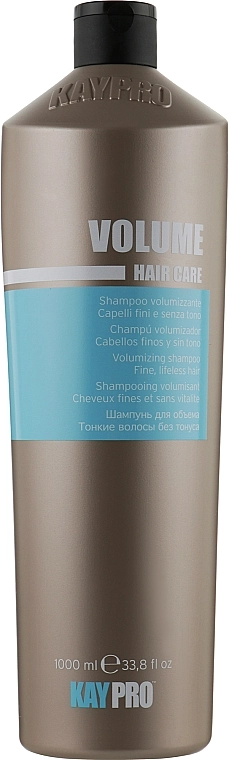 Шампунь для объема волос - KayPro Volume Hair Care Shampoo, 1000 мл - фото N1