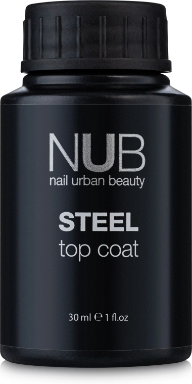 NUB Топ для гель-лака без липкого слоя Steel Top Coat - фото N1