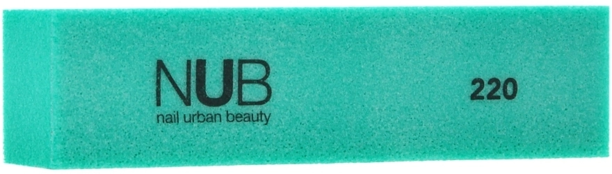NUB Баф-пилка для ногтей, зеленая, 220 - фото N1