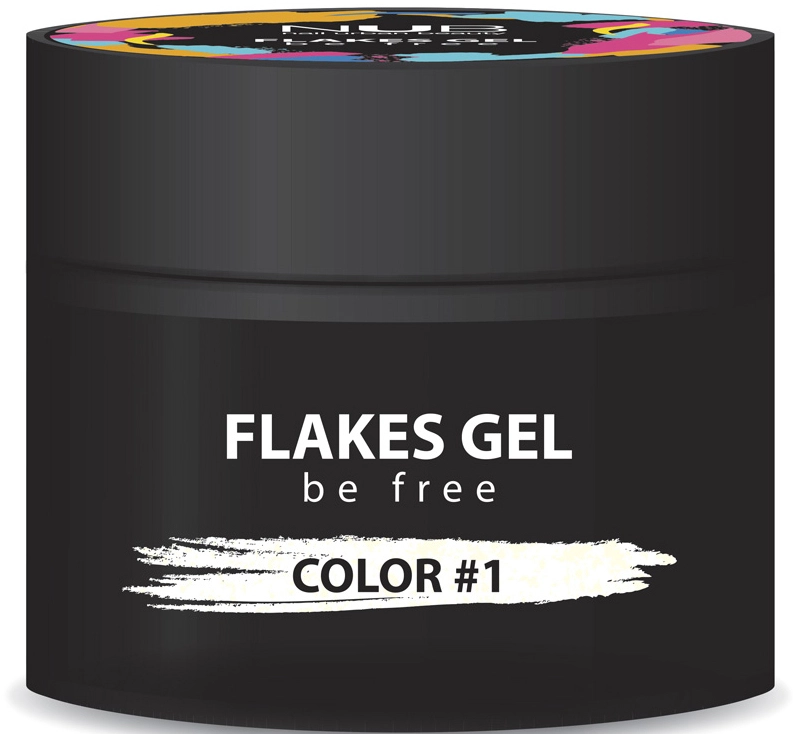 NUB Гель для дизайна ногтей Flakes Gel - фото N1